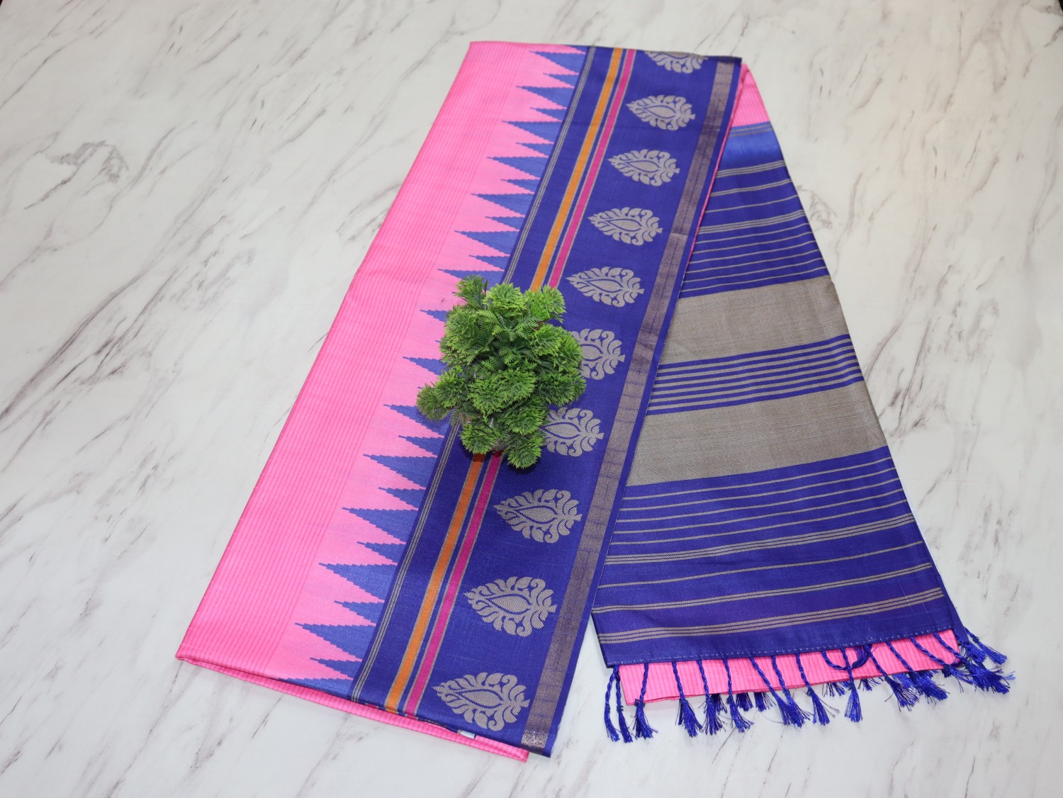 Aranya Ikat Fusion Cotton Saree
